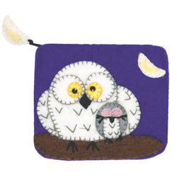 Felt Coin Purse - Night Owls Handmade and Fair Trade