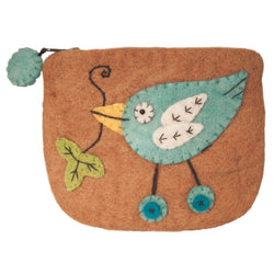 Felt Coin Purse - Button Bird Handmade and Fair Trade