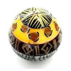 Hand-Painted Ball Candle - Uzima Design Handmade and Fair Trade