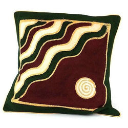 Handmade Geometric Mountain Batik Cushion Cover Handmade and Fair Trade