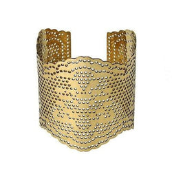 Lacey Brass Cutout Cuff Handmade and Fair Trade