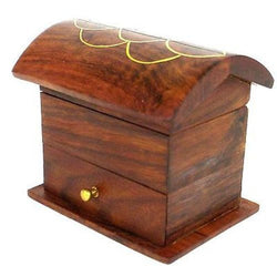 Handcrafted Tiny Wood Chest with Drawer Handmade and Fair Trade