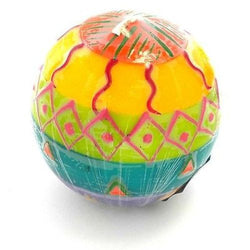 Hand-Painted Ball Candle - Shahida Design Handmade and Fair Trade