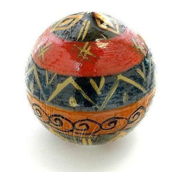 Hand-Painted Ball Candle - Bongazi Design Handmade and Fair Trade