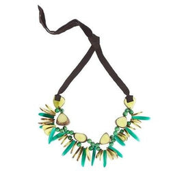Rhumba Necklace in Lime Handmade and Fair Trade