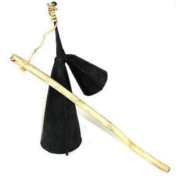 Medium Double Bell with Attached Striker Handmade and Fair Trade