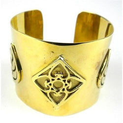 Bomb Casing with Leaf Design Cuff Handmade and Fair Trade