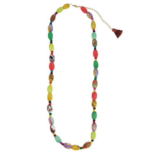 Kantha Kaleidoscope Necklace - WorldFinds