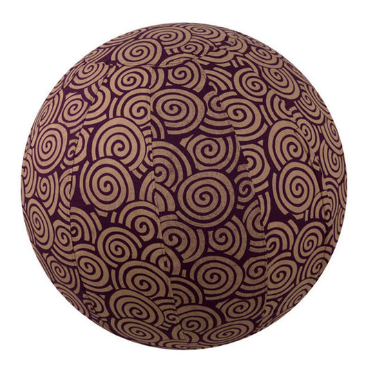 Yoga Ball Cover Size 65cm Design Plum Swirl - Global Groove (Y)