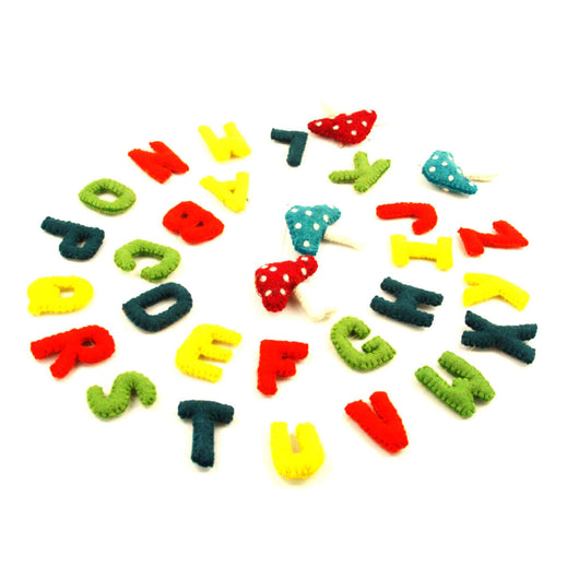 Felt Alphabet Wall Hanging - Bright - Global Groove