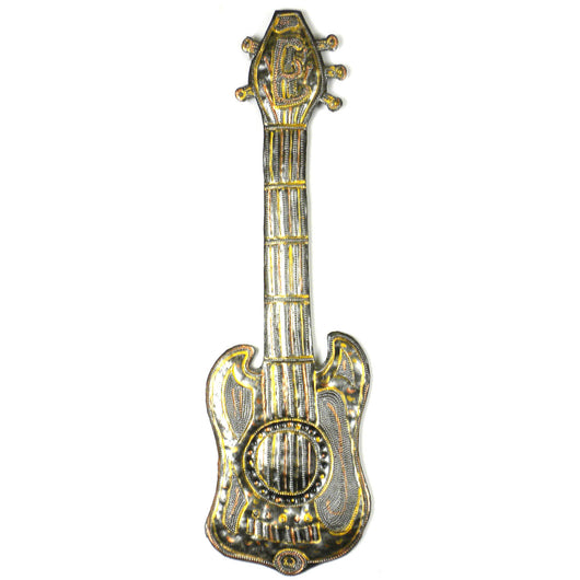 Accented Metal Guitar 16 inch - Croix des Bouquets