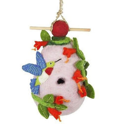 Felt Birdhouse - Hummingbird Handmade and Fair Trade