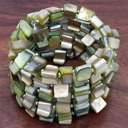 Mother of Pearl Bracelet Handmade and Fair Trade