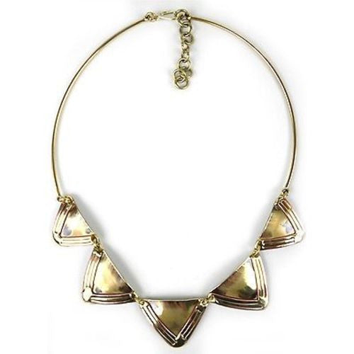 Copper Directions Brass Necklace Handmade and Fair Trade