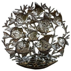 School of Fish - 24 Inch Metal Art Handmade and Fair Trade