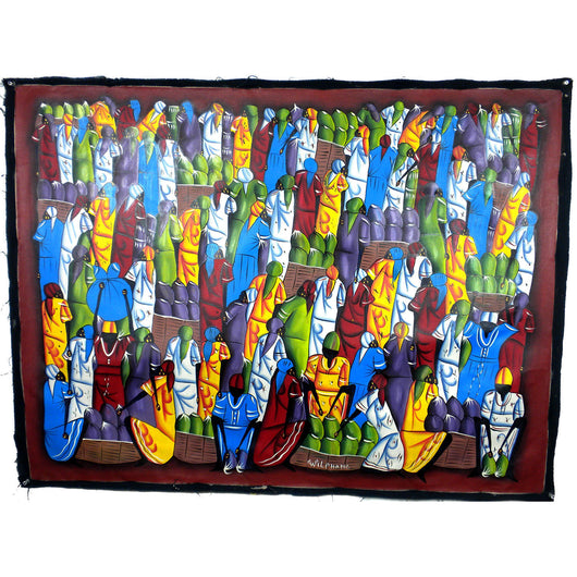 Haitian Acrylic Painting on Canvas Handmade and Fair Trade