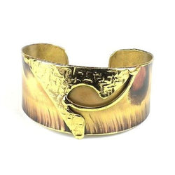 Muse Brass Cuff Handmade and Fair Trade